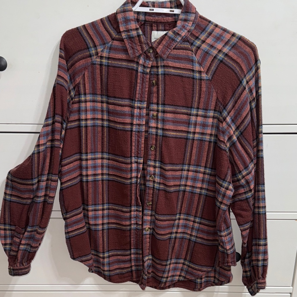 American Eagle Outfitters Multicolor Flannel Shirt